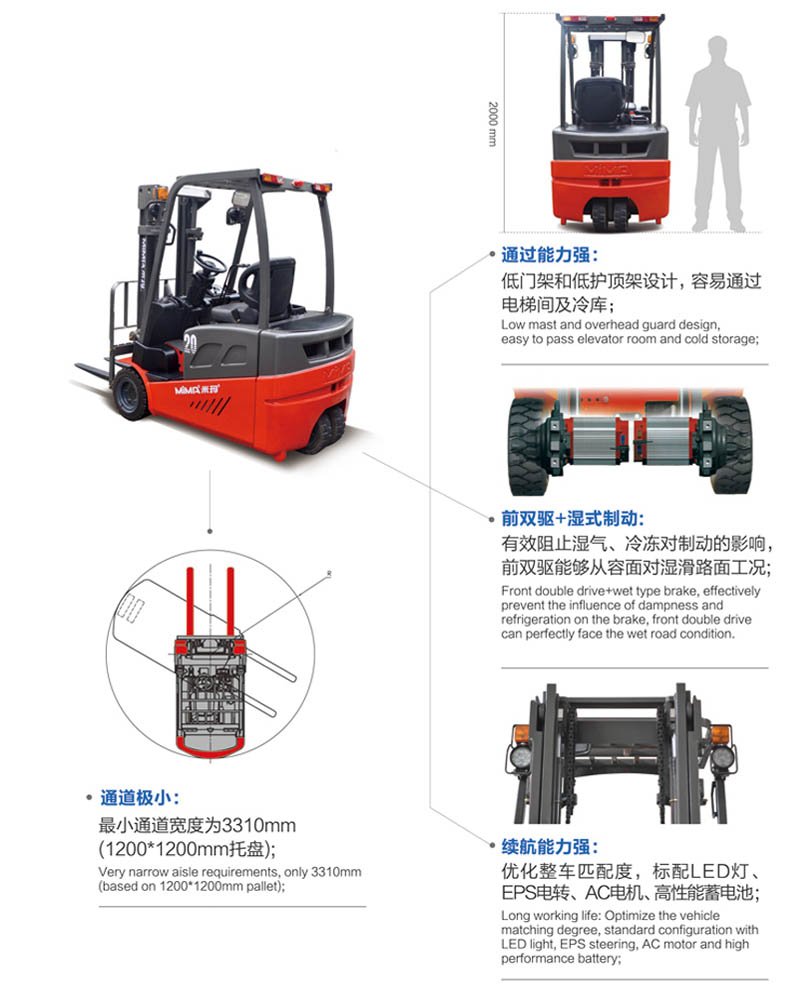 三支點(diǎn)叉車，平衡重式叉車，安徽平衡重叉車廠家，合肥叉車工廠